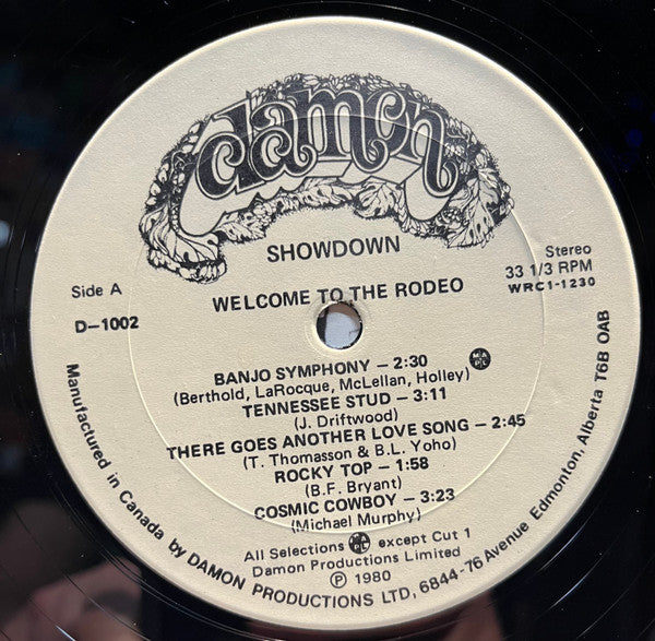 Showdown – Welcome To The Rodeo (Used vinyl)