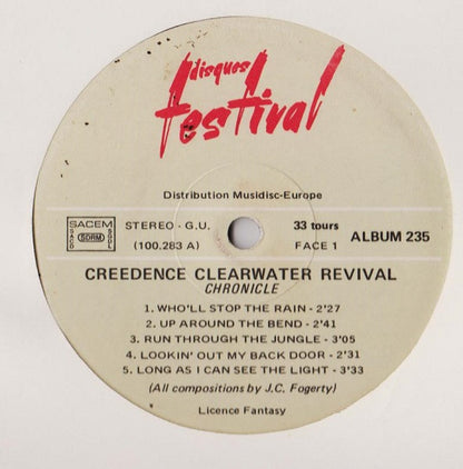 Creedence Clearwater Revival Featuring John Fogerty – Chronicle (The 20 Greatest Hits) (Used vinyl)