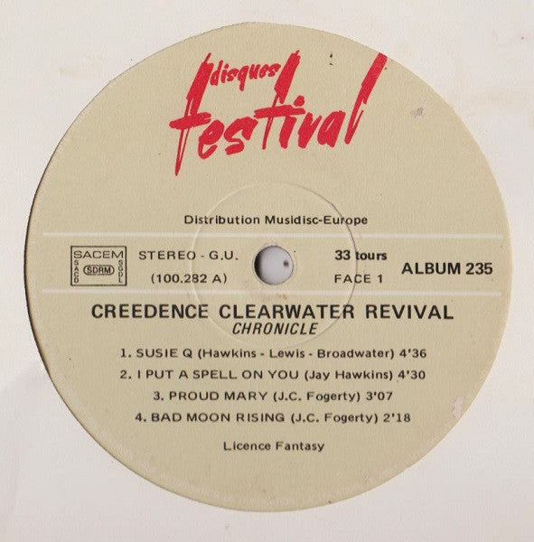 Creedence Clearwater Revival Featuring John Fogerty – Chronicle (The 20 Greatest Hits) (Used vinyl)