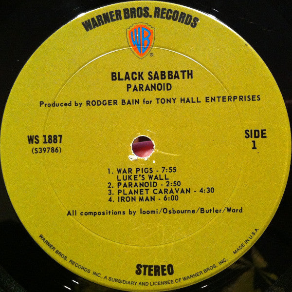 Black Sabbath – Paranoid (Used vinyl)