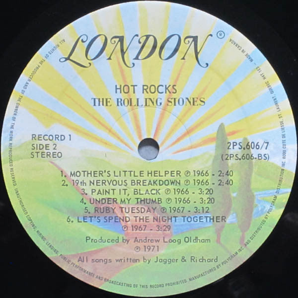 The Rolling Stones – Hot Rocks 1964-1971 (Used vinyl)