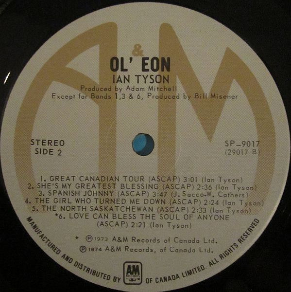 Ian Tyson – Ol' Eon (Used vinyl)