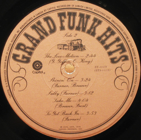 Grand Funk – Grand Funk Hits (Used vinyl)