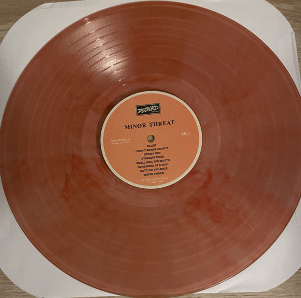 Minor Threat – Minor Threat (First 2 7"s) (New Transparent Red Vinyl)