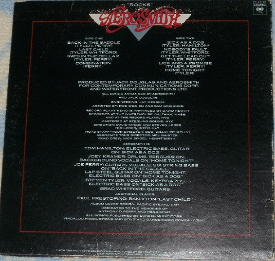 Aerosmith – "Rocks" (Used vinyl)