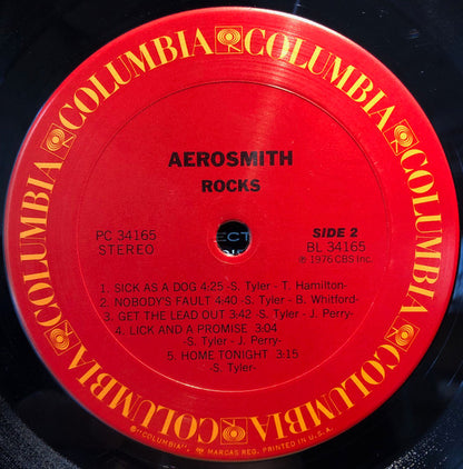 Aerosmith – "Rocks" (Used vinyl)