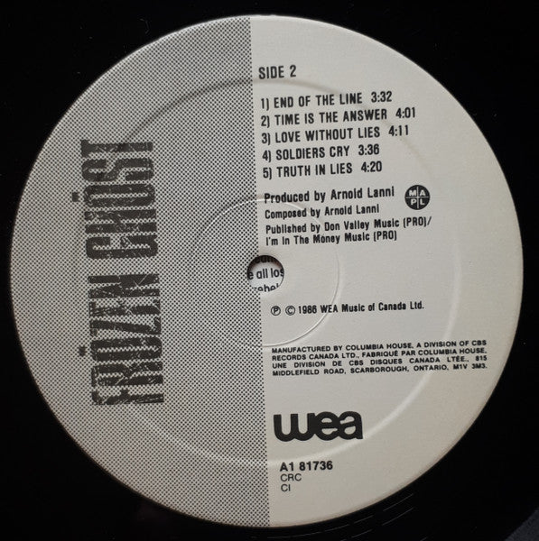 Frōzen Ghōst – Frōzen Ghōst (Used vinyl)