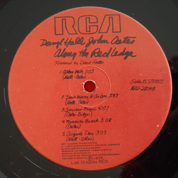 Daryl Hall & John Oates – Along The Red Ledge (Used vinyl)