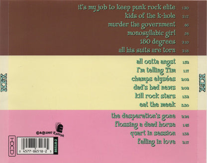 NOFX – So Long And Thanks For All The Shoes (Used CD)