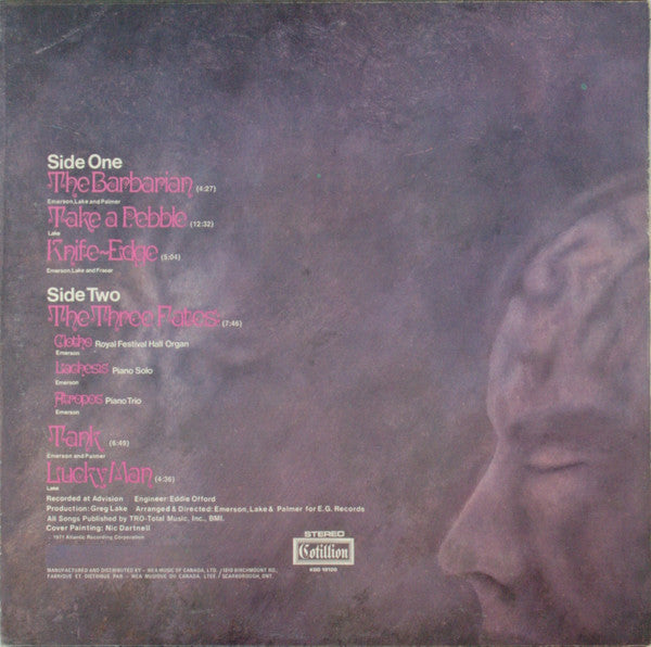Emerson Lake & Palmer – Emerson Lake & Palmer (Used vinyl)