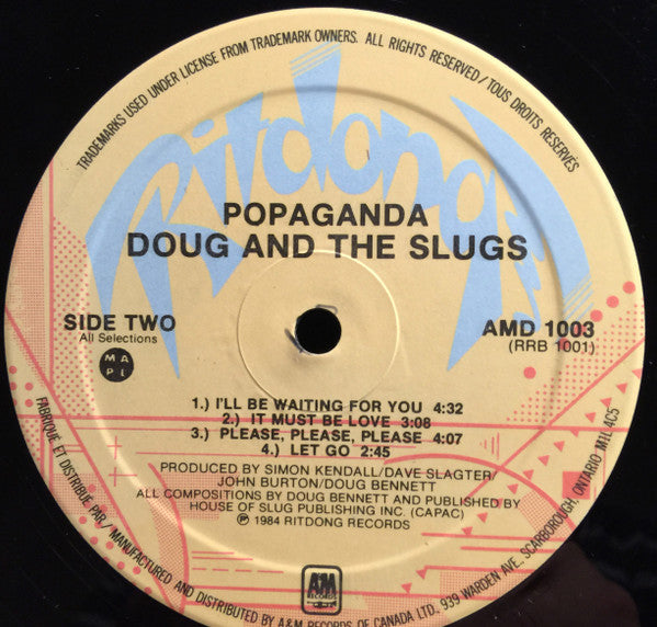 Doug And The Slugs – Popaganda (Used vinyl)