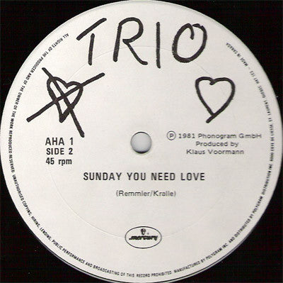 Trio – Da Da Da (Used vinyl)