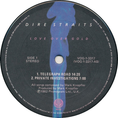 Dire Straits – Love Over Gold (Used vinyl)