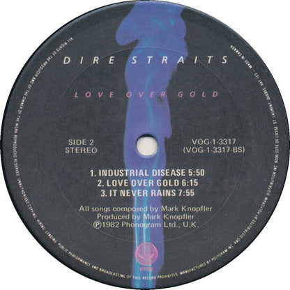 Dire Straits – Love Over Gold (Used vinyl)