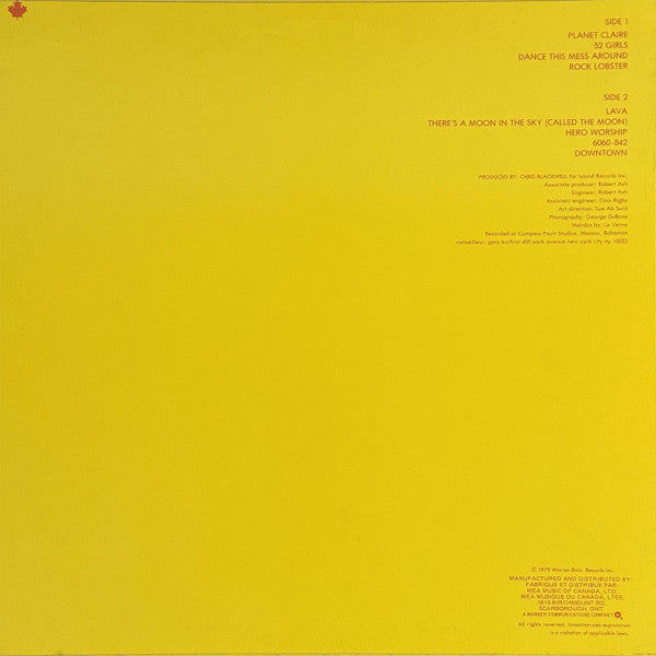 The B-52's – The B-52's (Used vinyl)