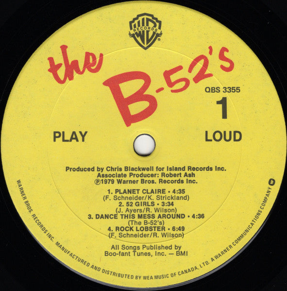 The B-52's – The B-52's (Used vinyl)