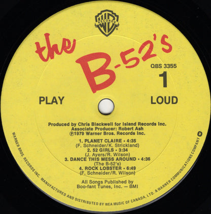 The B-52's – The B-52's (Used vinyl)
