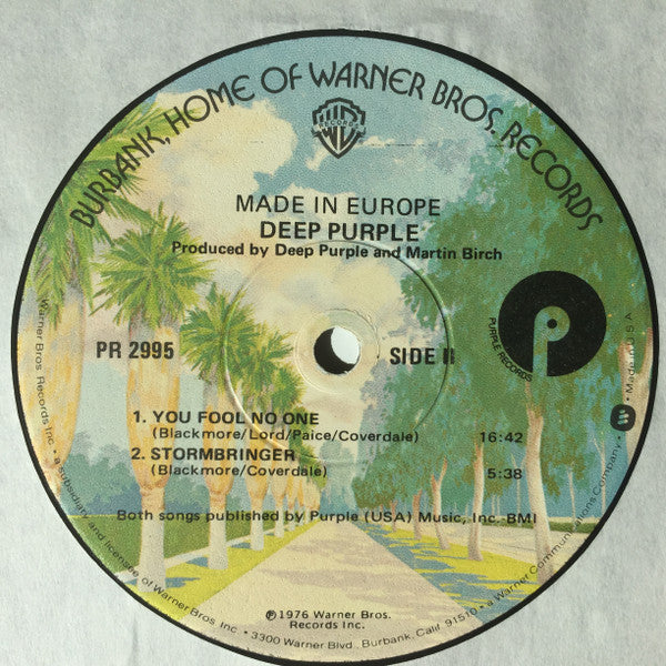 Deep Purple – Made In Europe (Used vinyl)
