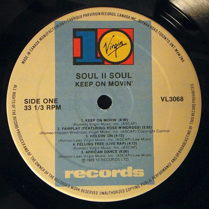 Soul II Soul – Keep On Movin' (Used vinyl)