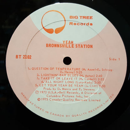 Brownsville Station – Yeah! (Used vinyl)