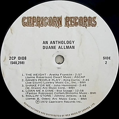 Duane Allman – An Anthology (Used vinyl)