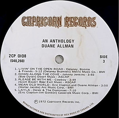 Duane Allman – An Anthology (Used vinyl)