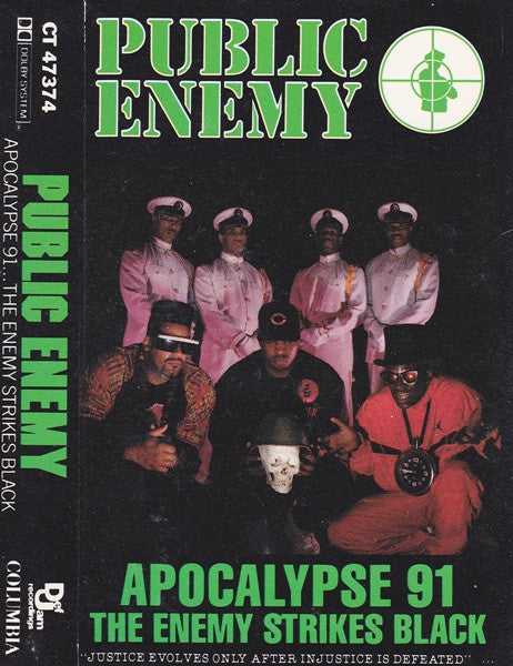 Public Enemy – Apocalypse 91... The Enemy Strikes Black (Used cassette)