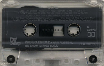 Public Enemy – Apocalypse 91... The Enemy Strikes Black (Used cassette)