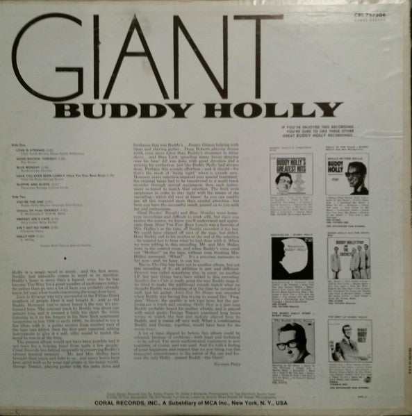 Buddy Holly – Giant (Used vinyl)