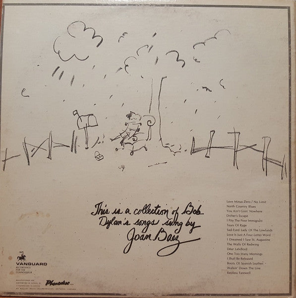 Joan Baez – Any Day Now (Used vinyl)