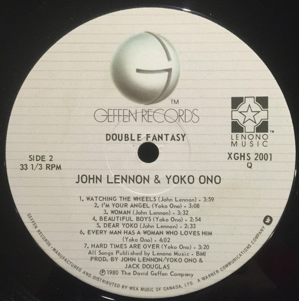 John Lennon & Yoko Ono – Double Fantasy (Used vinyl)