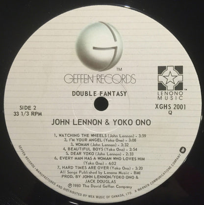 John Lennon & Yoko Ono – Double Fantasy (Used vinyl)