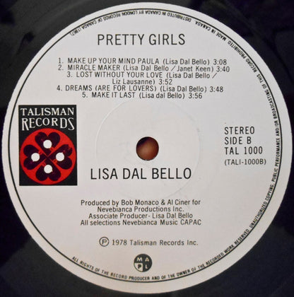 Lisa Dal Bello – Pretty Girls (Used vinyl)
