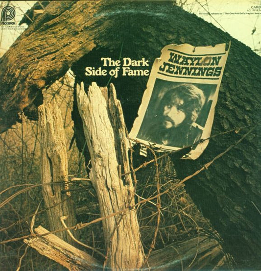 Waylon Jennings – The Dark Side Of Fame (Used vinyl)