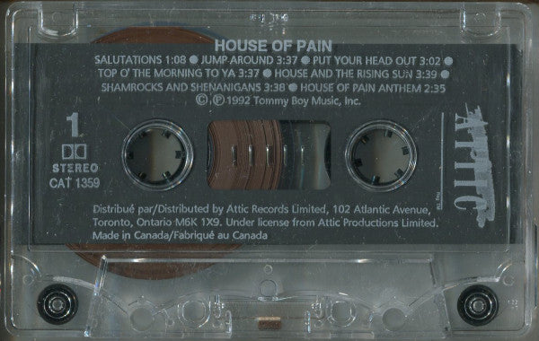 House Of Pain – House Of Pain (Used cassette)