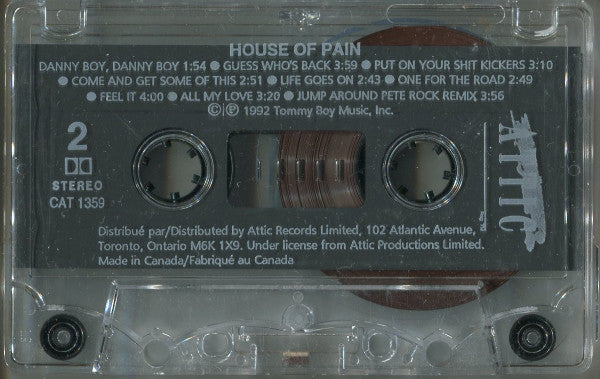 House Of Pain – House Of Pain (Used cassette)