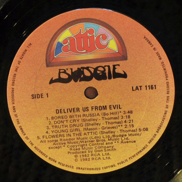Budgie – Deliver Us From Evil (Used vinyl)
