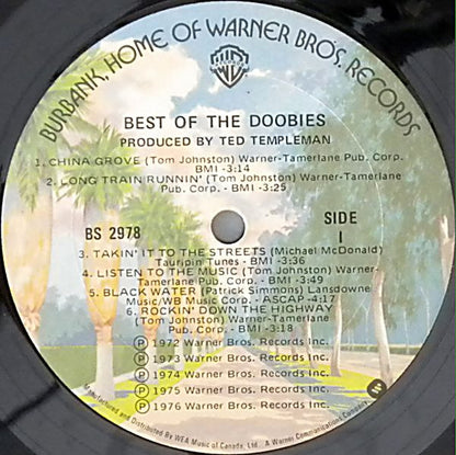 The Doobie Brothers – Best Of The Doobies (Used vinyl)