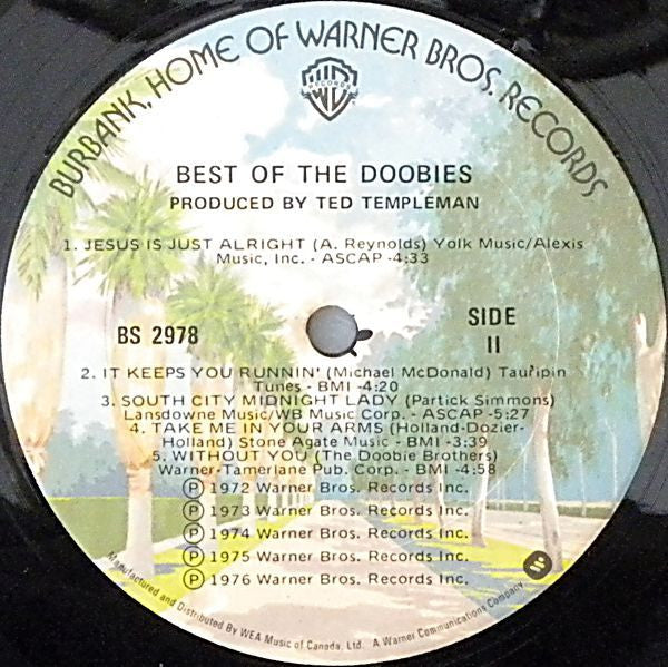 The Doobie Brothers – Best Of The Doobies (Used vinyl)