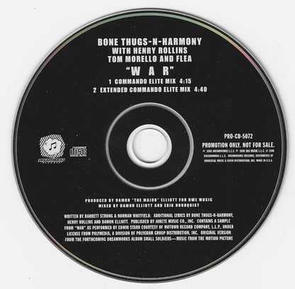 Bone Thugs-N-Harmony With Henry Rollins, Tom Morello And Flea – War (Used CD)