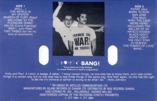 Frankie Goes To Hollywood – Welcome To The Pleasuredome (Used cassette)