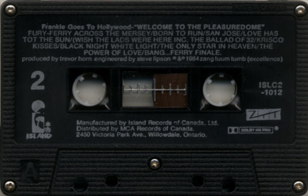 Frankie Goes To Hollywood – Welcome To The Pleasuredome (Used cassette)