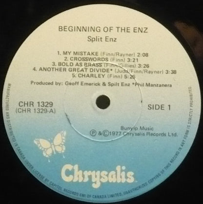 Split Enz – Beginning Of The Enz (Used vinyl)