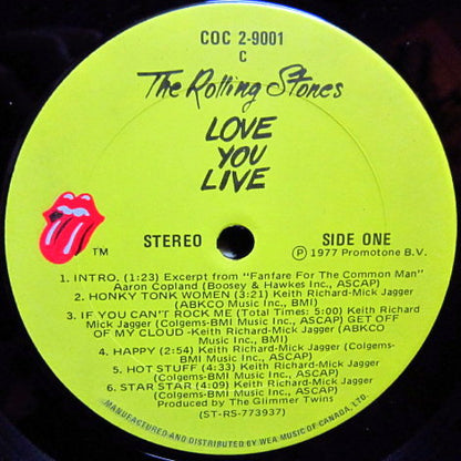 The Rolling Stones – Love You Live (Used vinyl)
