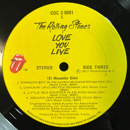 The Rolling Stones – Love You Live (Used vinyl)