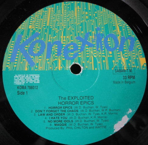 The Exploited – Horror Epics. (Used vinyl)