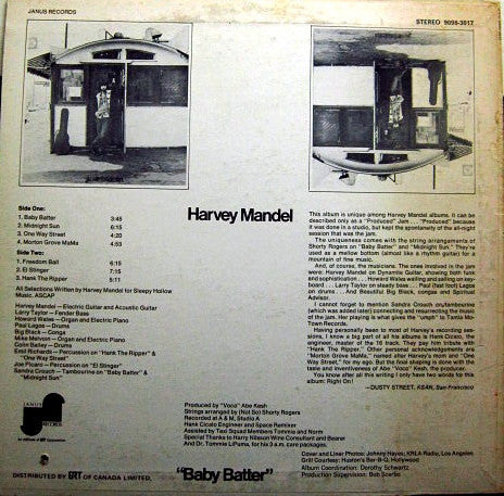 Harvey Mandel – Baby Batter (Used vinyl)