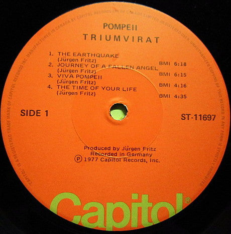 Triumvirat – Pompeii (Used vinyl)
