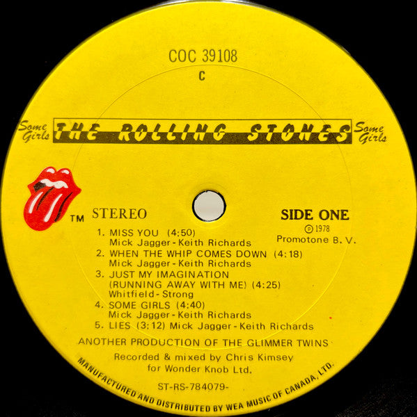 The Rolling Stones – Some Girls (Used vinyl)