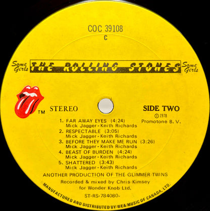 The Rolling Stones – Some Girls (Used vinyl)